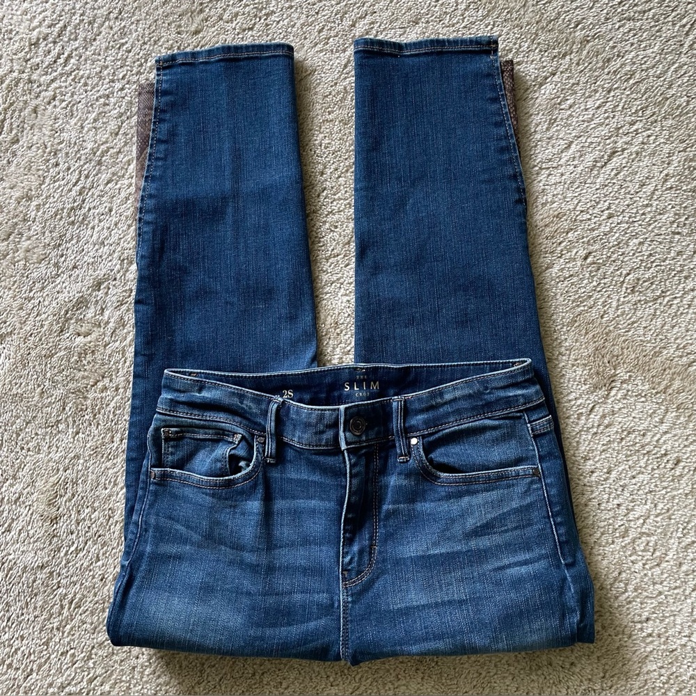 White House Black Market The Slim Crop Jeans Size 2s